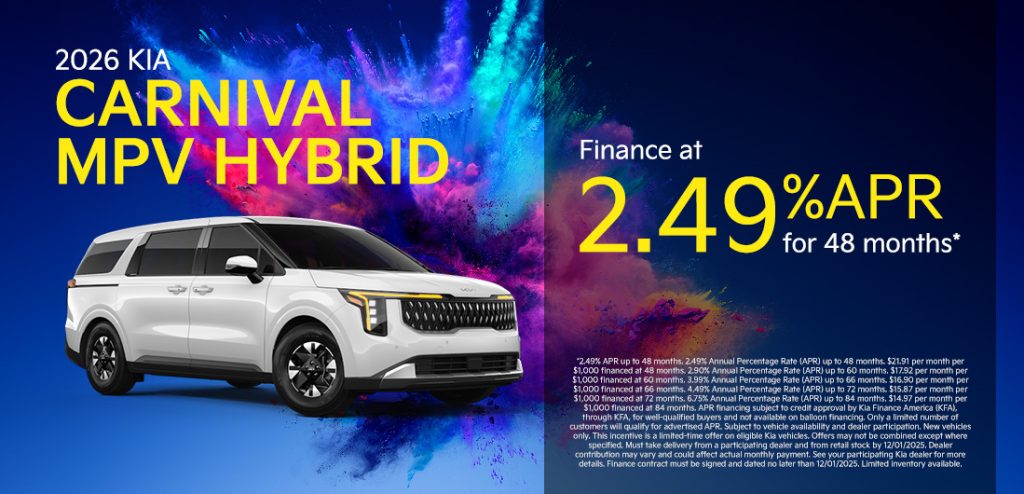 2026 Kia Carnival MPV Hybrid