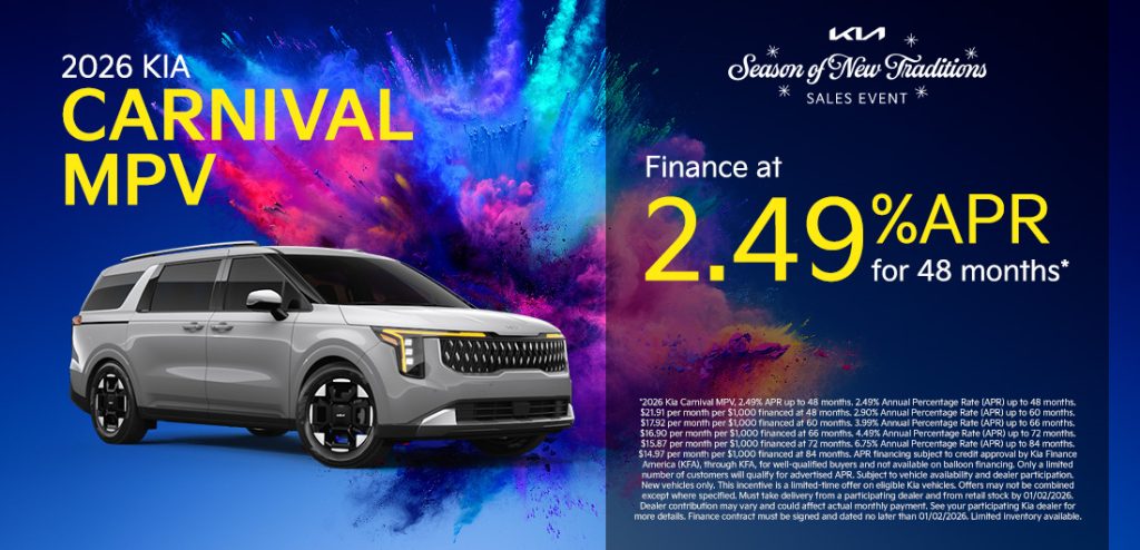 2026 Kia Carnival MPV
