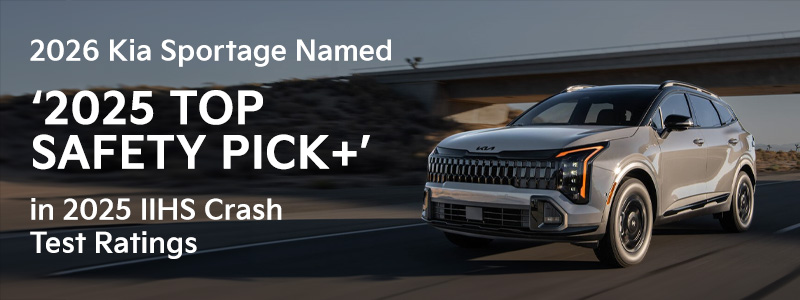 2026 Sportage Earned IIHS’s Highest Rating