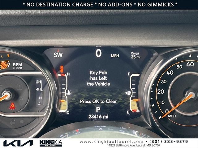 2023 Jeep Wrangler Sahara 4X4