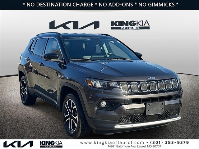 2022 Jeep Compass Limited | 4x4 | 1 Owner Clean Carfax