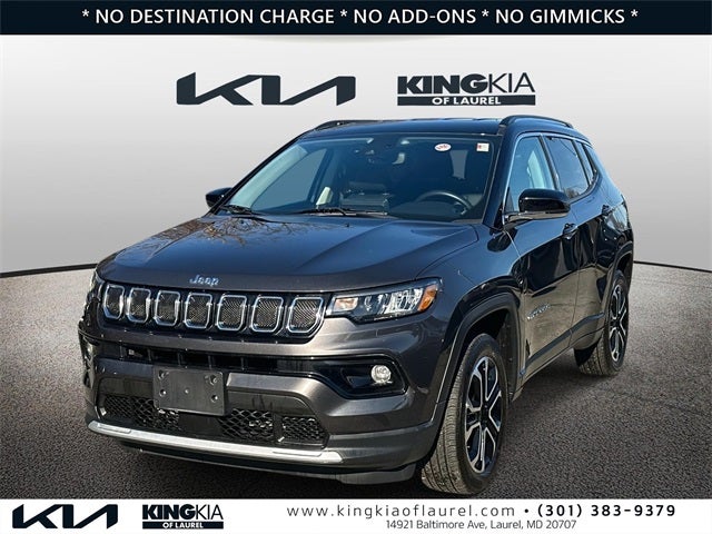 2022 Jeep Compass Limited | 4x4 | 1 Owner Clean Carfax