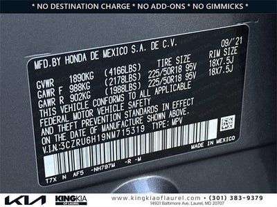 2022 Honda HR-V Sport | AWD