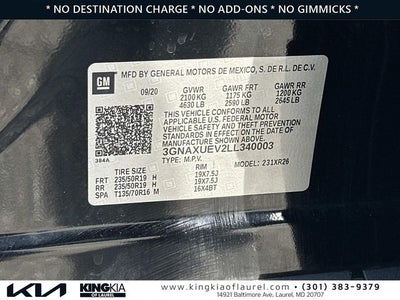 2020 Chevrolet Equinox LT | AWD