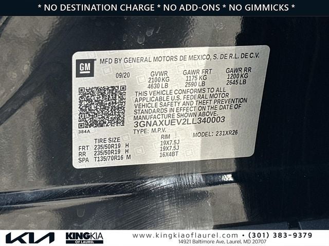 2020 Chevrolet Equinox LT | AWD