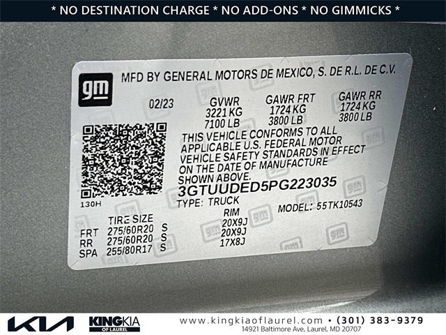 2023 GMC Sierra 1500 SLT | X31 Off-Road Package