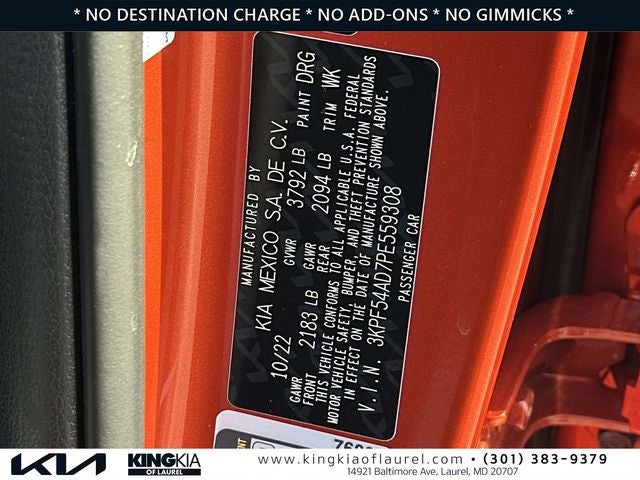 2023 Kia Forte GT-Line