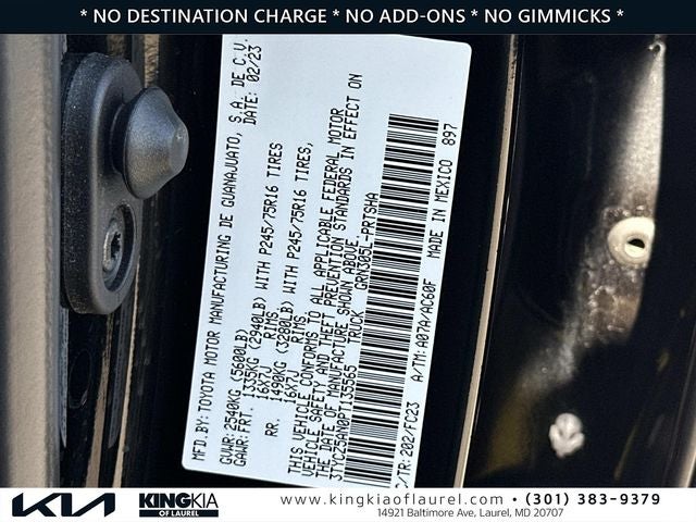 2023 Toyota Tacoma SR5 V6