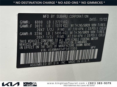 2023 Subaru Ascent Onyx Edition | 7 Passenger