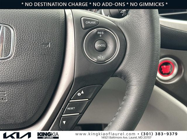 2017 Honda Pilot EX-L w/Rear Entertainment System