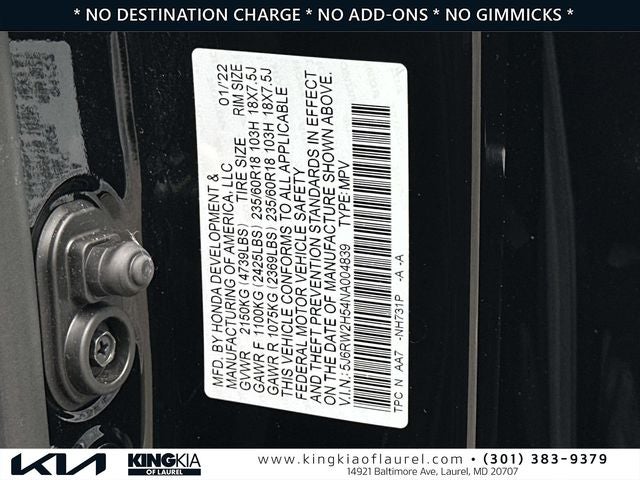 2022 Honda CR-V EX | AWD - Low miles
