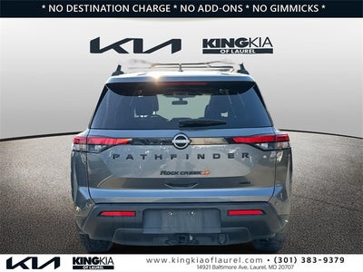 2023 Nissan Pathfinder Rock Creek | 4WD | Clean Carfax
