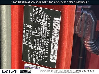 2024 Kia Sorento X-Line SX | AWD | Certified