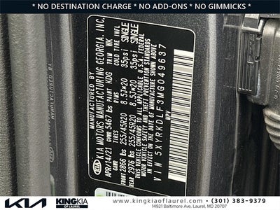 2021 Kia Sorento SX | AWD | CPO Lite