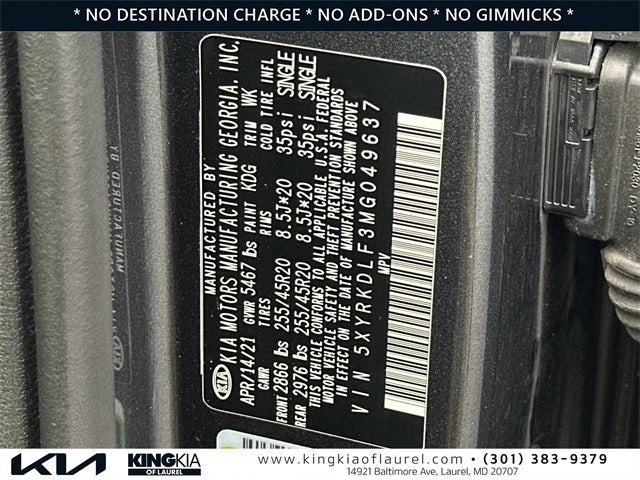 2021 Kia Sorento SX | AWD | CPO Lite