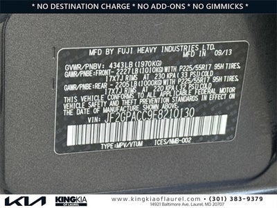 2014 Subaru XV Crosstrek 2.0i Premium | AWD