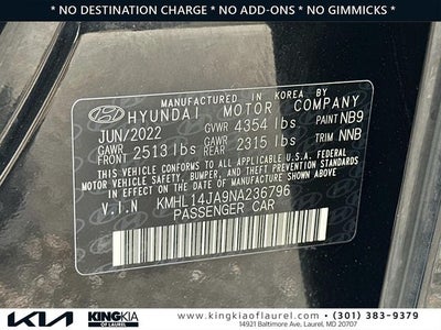 2022 Hyundai Sonata SEL