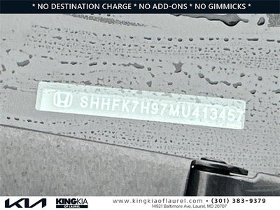 2021 Honda Civic Sport Touring | Low Miles