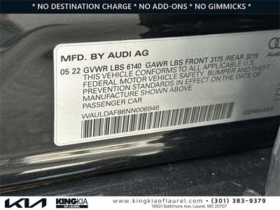 2022 Audi A8 L 55 quattro