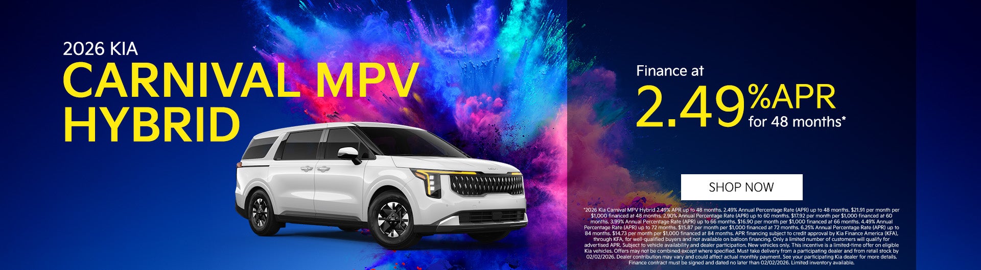 2026 Carnival MPV Hybrid