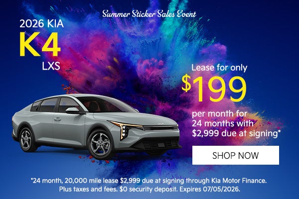 2026 Kia K4 LXS