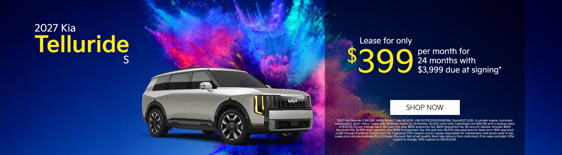 2027 Kia Telluride S