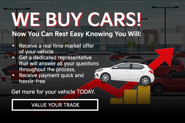 We buy cars