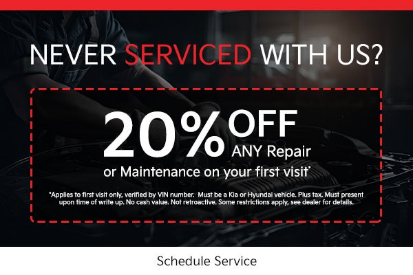 Never Serviced With Us?